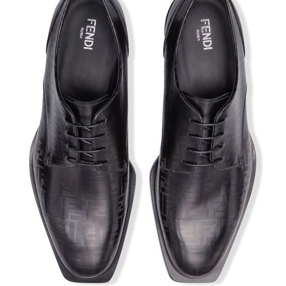 Fendi FF print Derby shoes main image 4